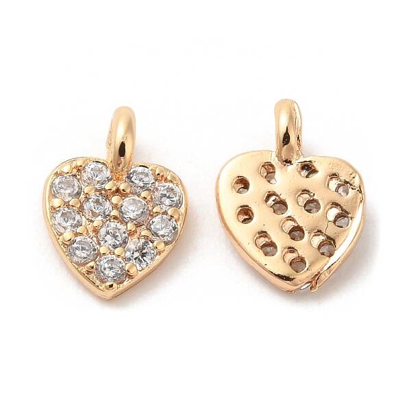 Brass & Cubic Zirconia Charms
