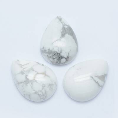 Natural Howlite Cabochons