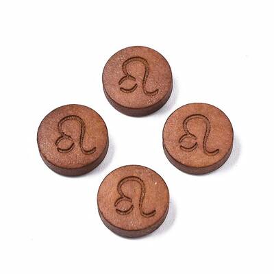 Laser Engraved Wood Beads