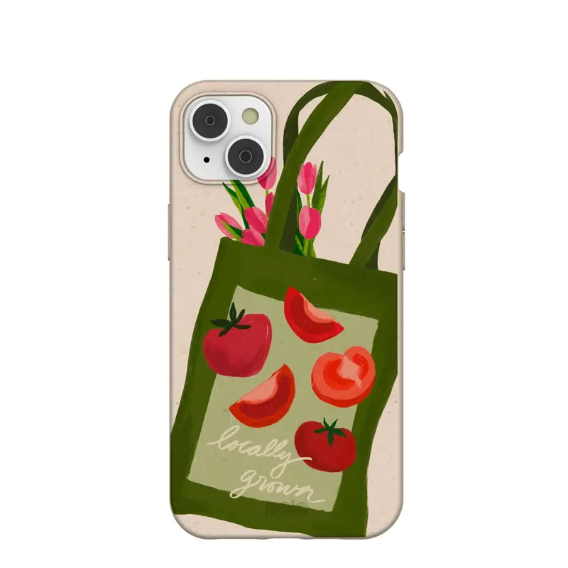 Seashell Market Tote iPhone 14 Plus Case