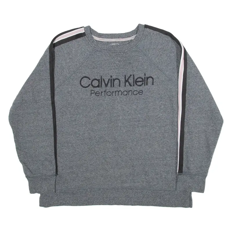 CALVIN KLEIN Womens Sweatshirt Grey M