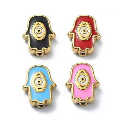 Ion Plating(IP) 304 Stainless Steel Enamel Beads