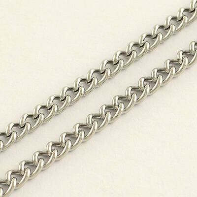 Tarnish Resistant 304 Stainless Steel Curb Chains