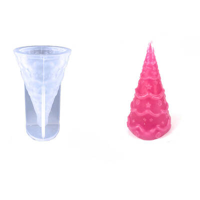 DIY Christmas Tree Food Grade Silicone Candle Molds