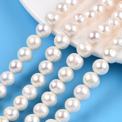 Natural Cultured Freshwater Pearl Beads Strands
