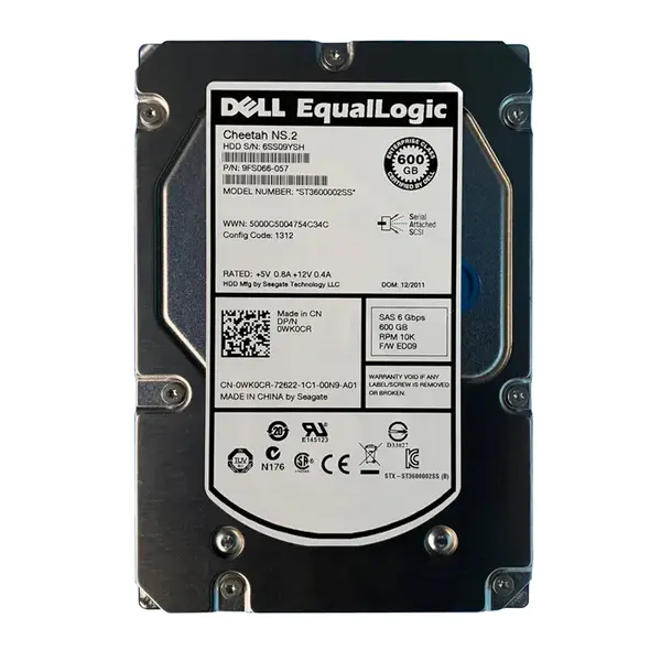 9FS066-057 Seagate 600GB 6Gb/s SAS 10000 3.5-inch 16MB Hard Drive