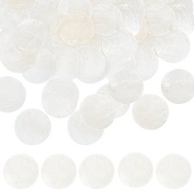 50Pcs Capiz Shell Connector Charms