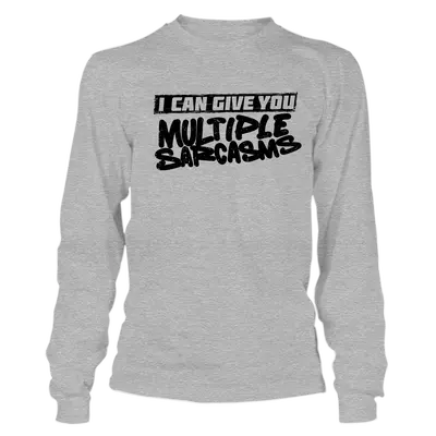 Multiple Sarcasms - Long Sleeve Safety Hi-Vis T-Shirt