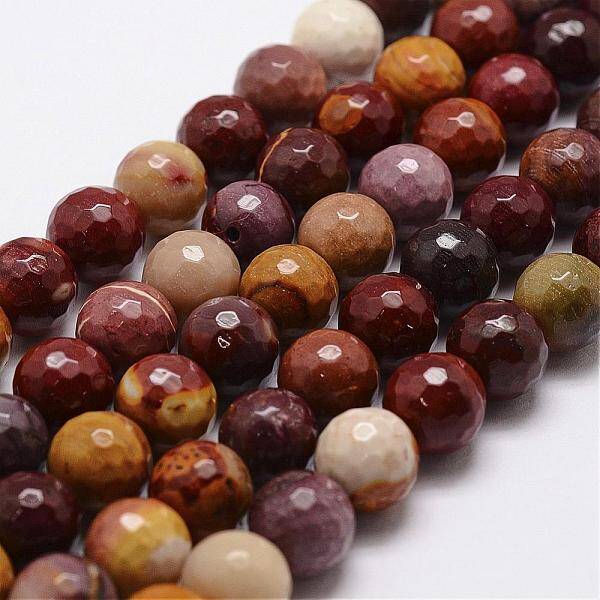 Natural Mookaite Beads Strands