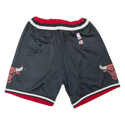 CHAMPION Chicago Bulls NBA Mens Sports Shorts Black L W26