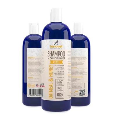 All Natural Oatmeal & Honey Shampoo + Conditioner for Dogs