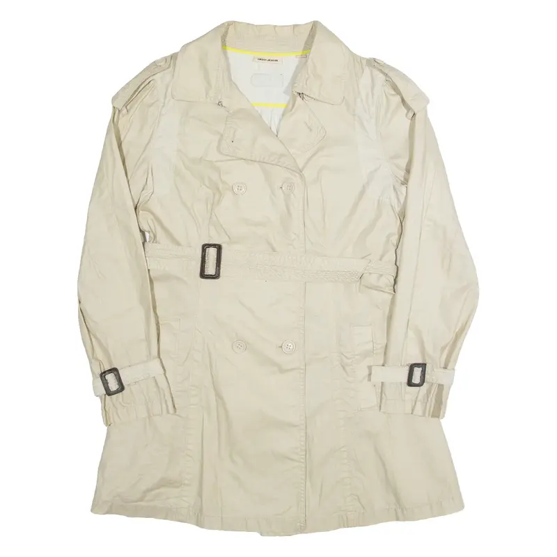 DKNY Womens Trench Coat Beige M