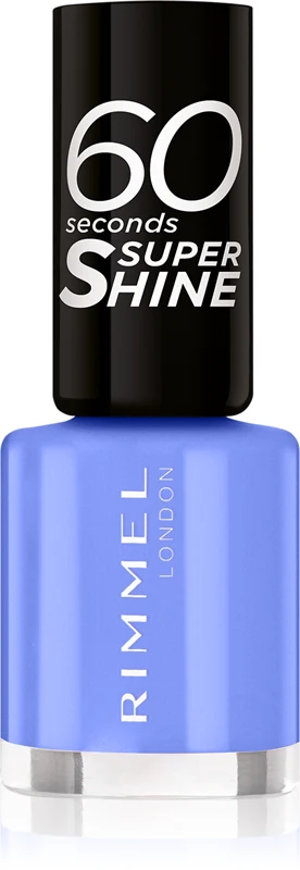 Rimmel 60 Seconds Super Shine Nail Polish Color 856 Blue Breeze 8 ml