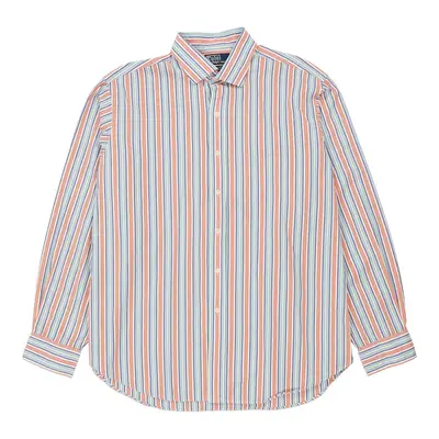 Polo Ralph Lauren Striped Shirt - XL Blue Cotton