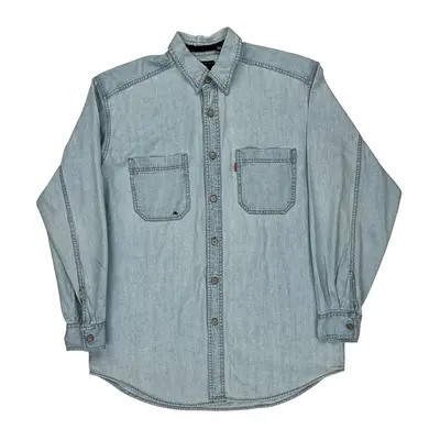 Levis Denim Shirt - Small Light Wash Cotton