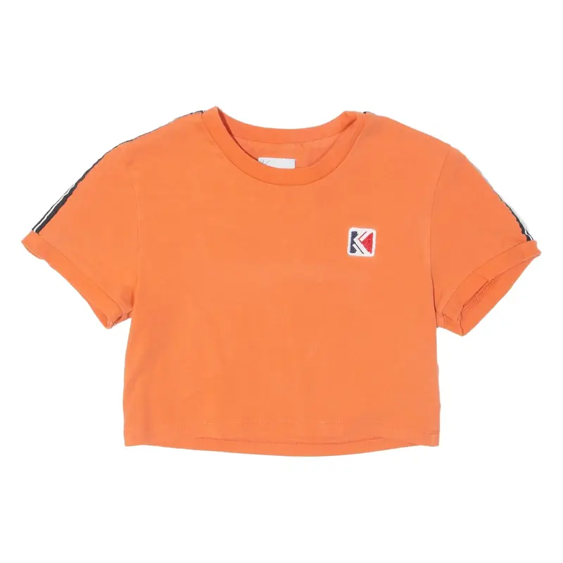 KARL KANI CROPPED TOP Girls T-Shirt Orange S