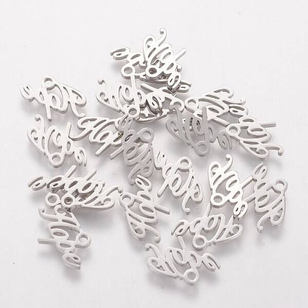 Tarnish Resistant 201 Stainless Steel Charms