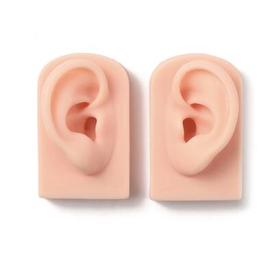 Silicone Ear Flexible Model Body Part Displays