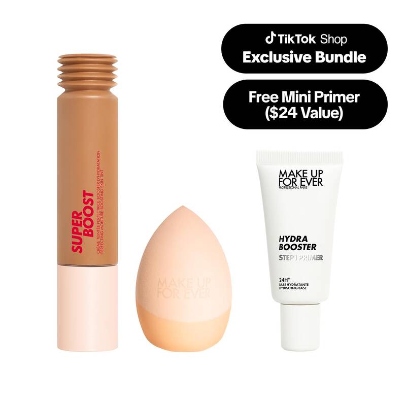 Super Boost Skin Tint Value Set - Only on TikTok Shop  - Lightweight Moisturizing Skin Tint and Makeup Sponge Complexion