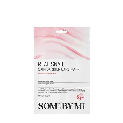 Some by Mi Real Snail Skin Barrier Hydrating Face Mask For All Skin Types