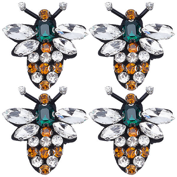 Bee Rhinestone Appliques