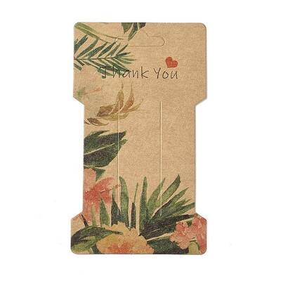 Kraft Paper Hair Clip Display Cards