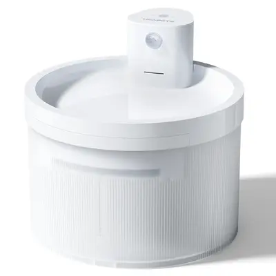 Heapets Smart Wireless Pet Water Fountain - 100 oz Large Capacity, 60-Day Battery, 5-Stage Filtration, Dual Sensor Technology