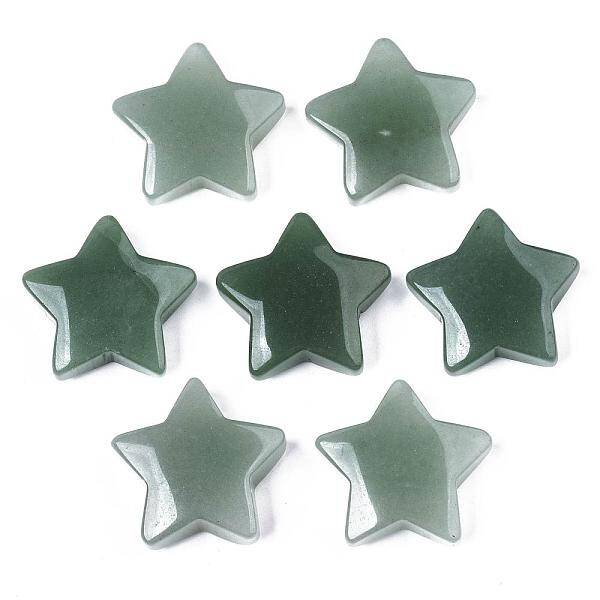 Natural Green Aventurine Star Shaped Worry Stones