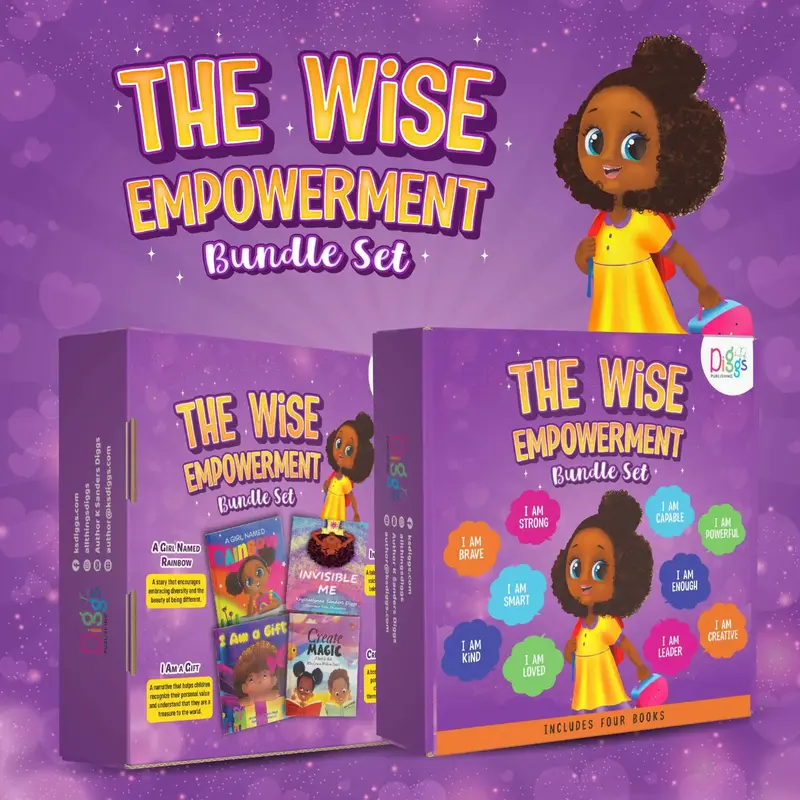 Wise Empowerment Box Set: 4 Confidence-Building Books for Children on Self-Esteem, Identity, and Inner Strength