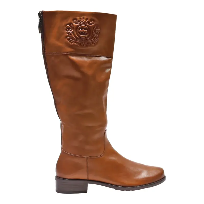 GERRY WEBER High Boots Brown Leather Womens UK 6