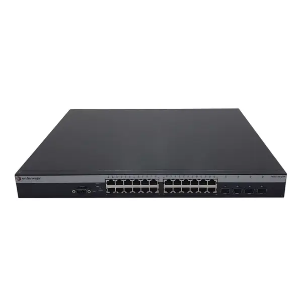 B3G124-24P-G Enterasys Secure Stack 24-Port Ethernet Switch with PoE 24 x 10/100/1000Base-T LAN Ethernet Switch