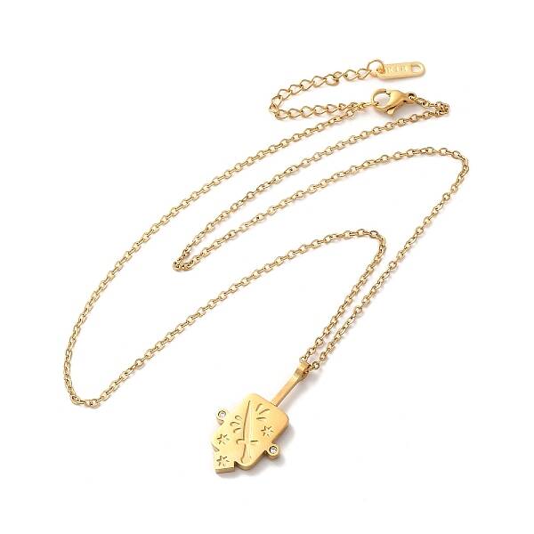 304 Stainless Steel Pandant Necklace for Men Women