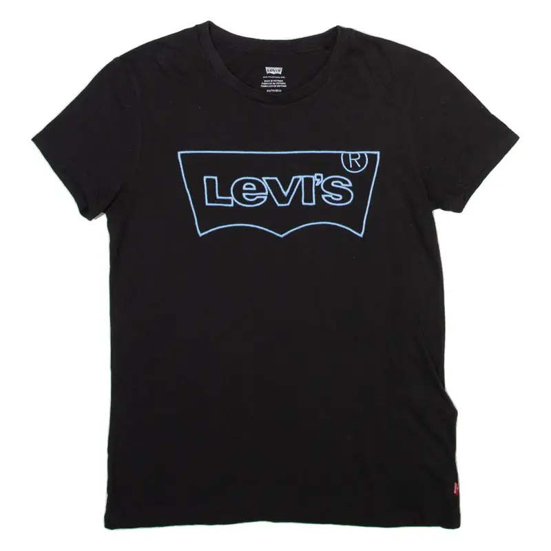 LEVI'S Mens T-Shirt Black XS