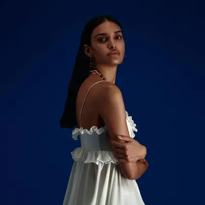 Ruffles White Top | size: 38 | Color: White