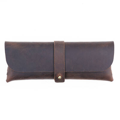 Rectangle Leather Pen Bags