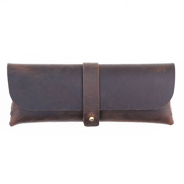 Rectangle Leather Pen Bags