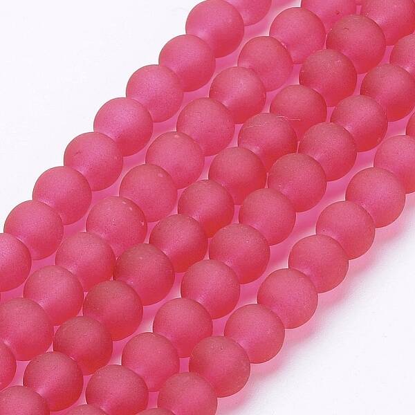 Transparent Glass Bead Strands