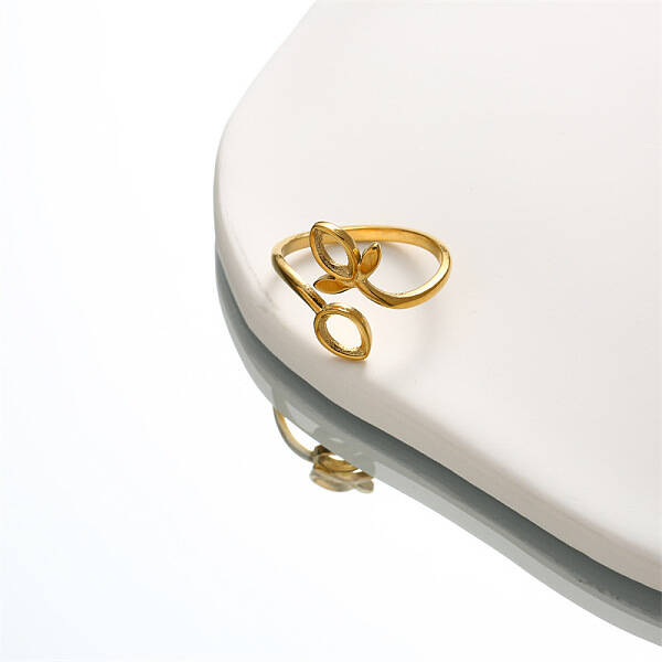 DIY fashionable stainless steel ring with non fading color