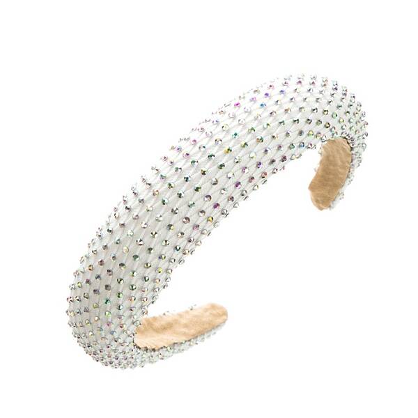 Full Rhinestone Sponge Hair Bands