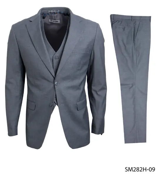 Stacy Adams Men's 3-Pc Executive Suit Notch Lapel Professional Look
