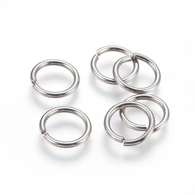Tarnish Resistant 304 Stainless Steel Open Jump Rings