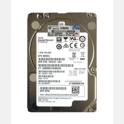 872738-001 HP 1.8TB 12Gb/s SAS 10000 2.5-inch Hard Drive