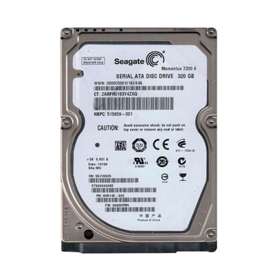 515659-001 HP 320GB 7200RPM SATA 3Gb/s 16MB Cache 2.5-inch Hard Drive