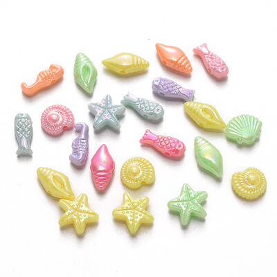 Opaque Acrylic Beads