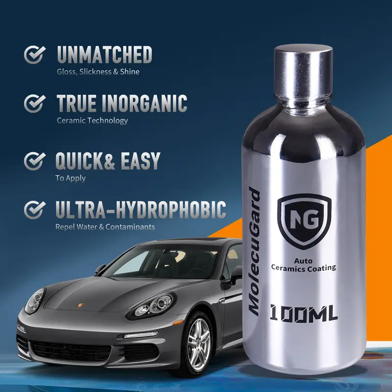 MolecuGard Auto Ceramics Coating -AdvancedQuick Acting Coating Agent with Dust Proof &Glazing Effects -Long Lasting Car Paint...