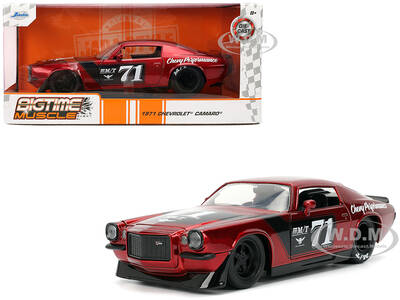 1971 Chevrolet Camaro 71 Red Metallic with Black Stripes \