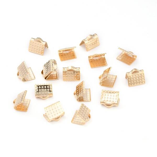 304 Stainless Steel Ribbon Crimp Ends