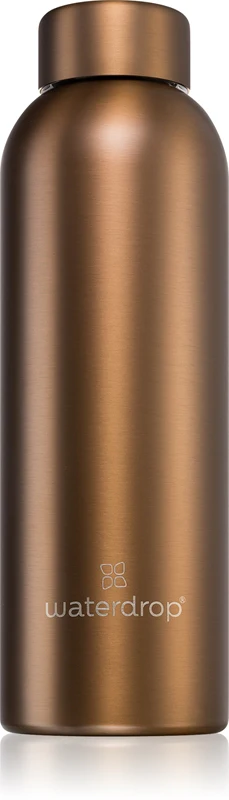 Waterdrop Thermo Metal Stainless Steel Water Bottle Color Bronze Brushed 600ml