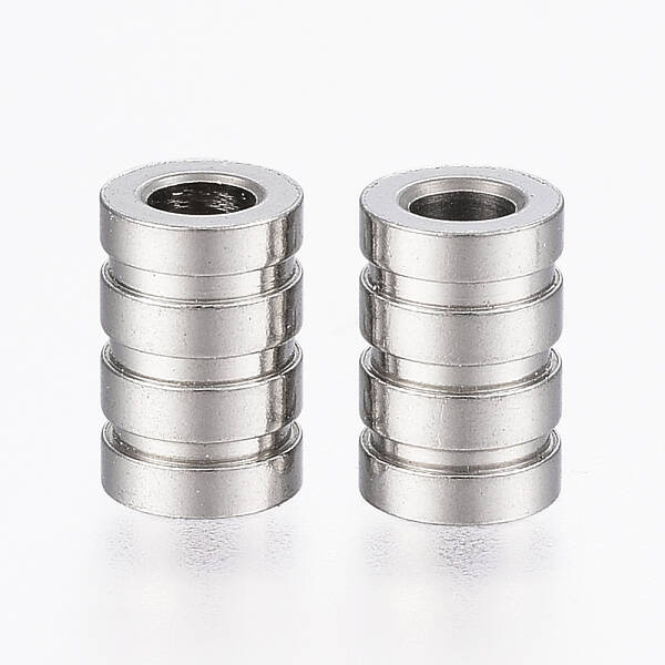 Tarnish Resistant 304 Stainless Steel Tube Beads