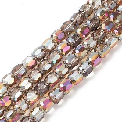 Electroplate Opaque Glass Beads